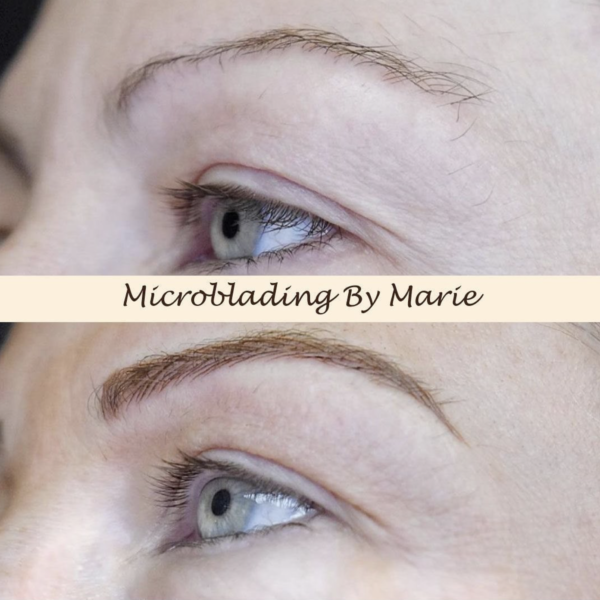 Microblading Over a Scar